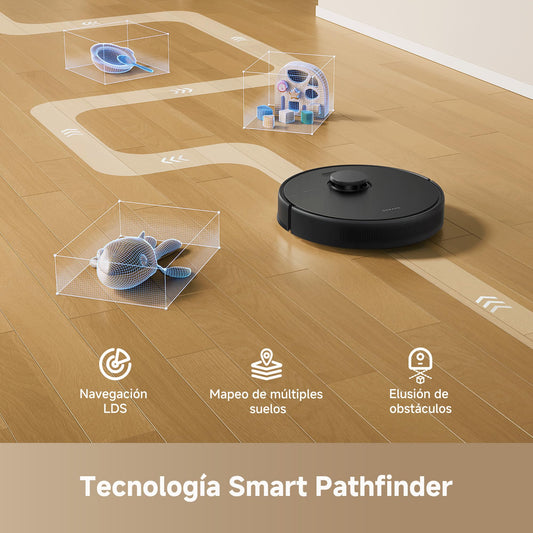 Dreame D9 Robot Vacuum, Saugroboter mit Wischfunktion Weiß