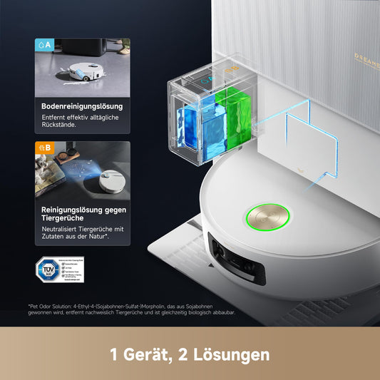 Dreame Aqua10 Ultra Roller Complete Robot Vacuum, Selbstreinigung & Sprachsteuerung